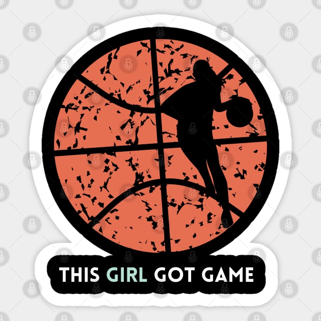 This girl got game colors Sticker by High Altitude